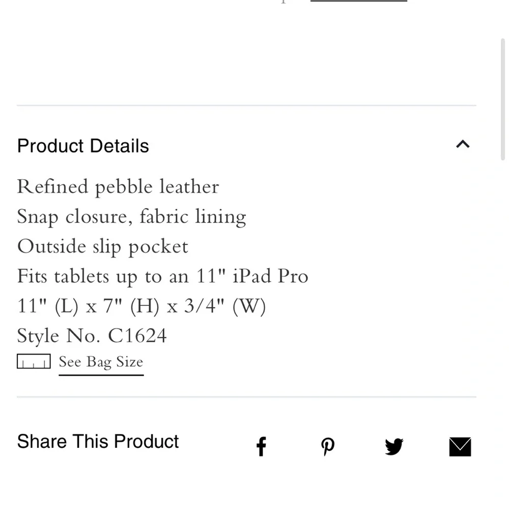 Coach tablet cover - new!